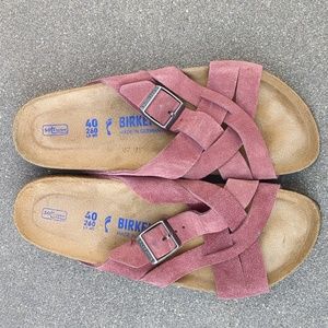 Birkenstock suede sandal
